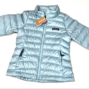Patagonia Girls Down Jacket Sky Blue